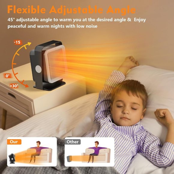 Small Portable‎ Space Heater 400W/600W - Picture 6 of 9